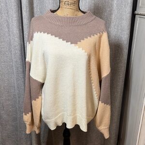 Vine & Love Neutral Tone Women's Sweater